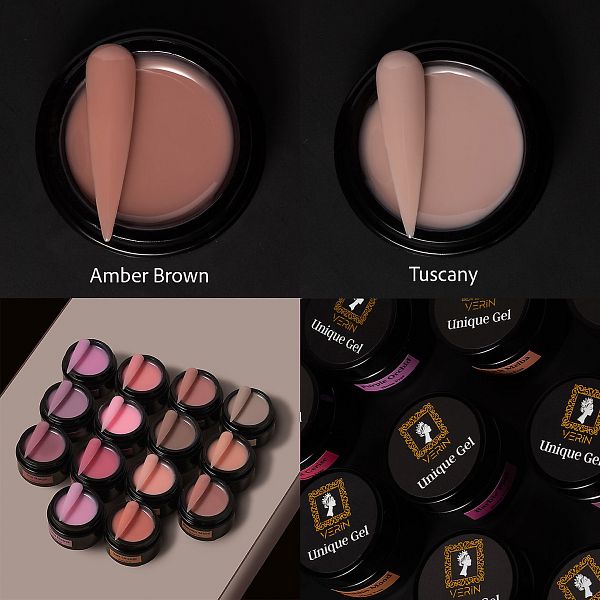 Unique Gel Amber Brown 15 ml