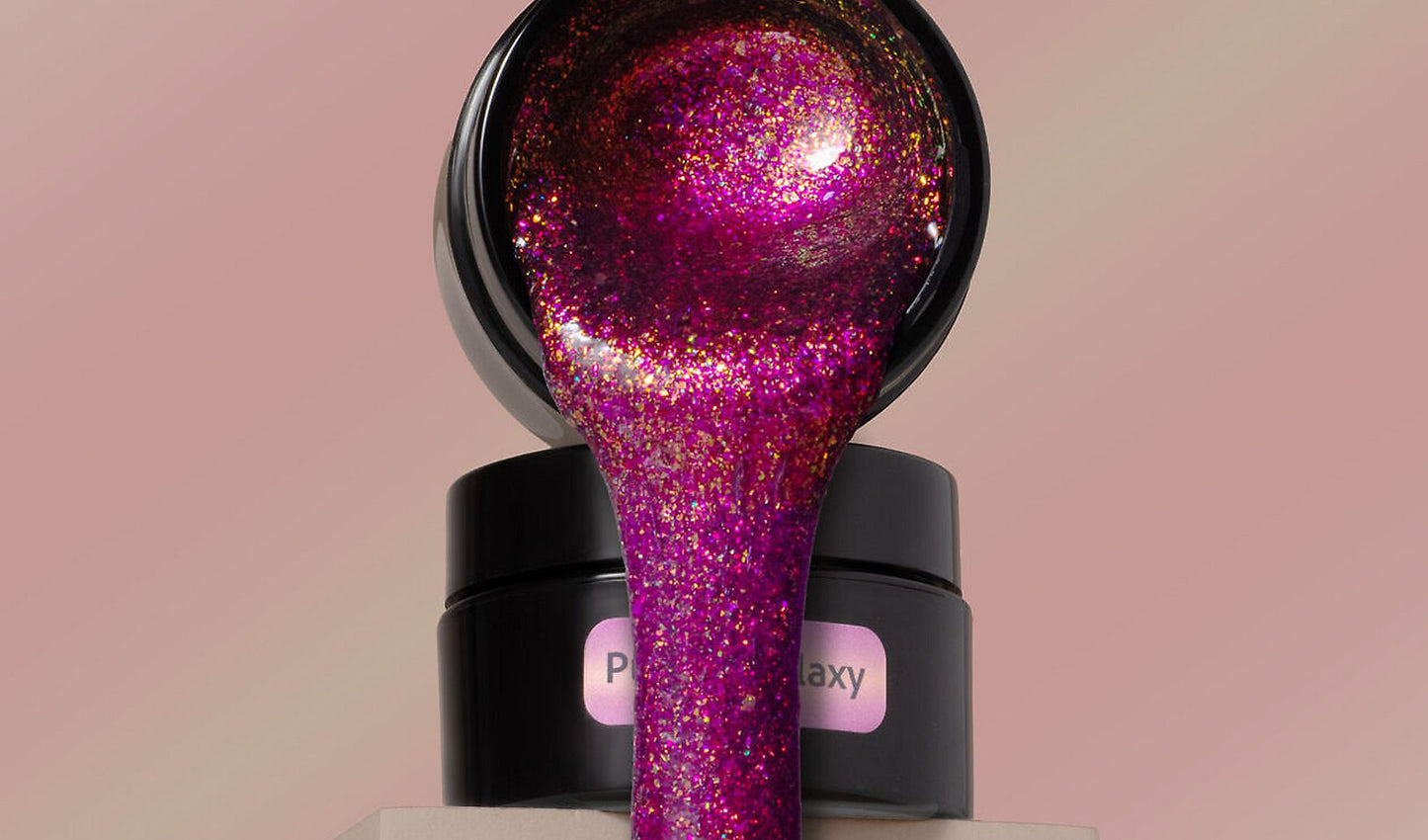 unique gel purple galaxy