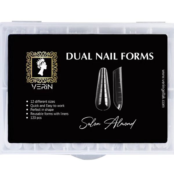 Verin Dual nail forms Salon Almond