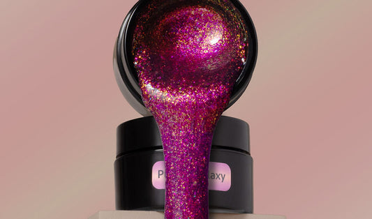 unique gel purple galaxy